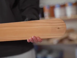Lariks hekplank met halfronde kop
